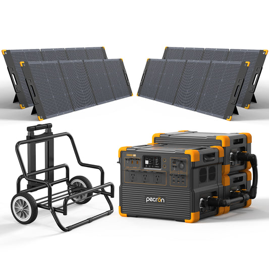 PECRON E3600LFP+2*EP3000-48V+4*PV300+Trolly